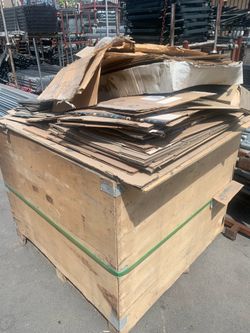 Free recycling cardboard box
