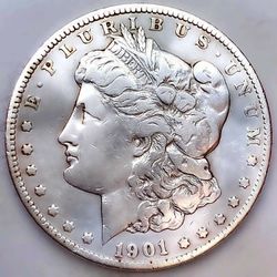 1901 - O Morgan Silver Dollar L231 Nice