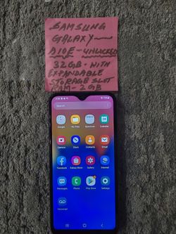 Samsung Galaxy A10e Unlocked 32GB With Expandable Storage (SD Slot)