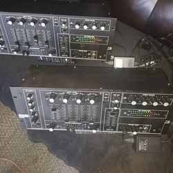 DJ Mixers X 2 With Power Supplies 