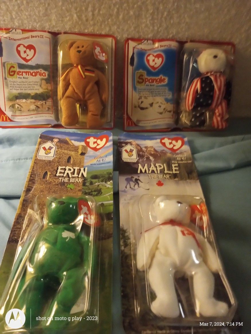 Ty Beanie Baby Maple Aaron Germania And Spangle