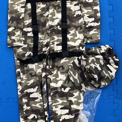Camouflage Army Costume Size Adult S 