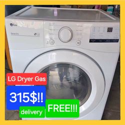 Dryer LG Gas - GOOD CONDITION - delivery FREE!!!