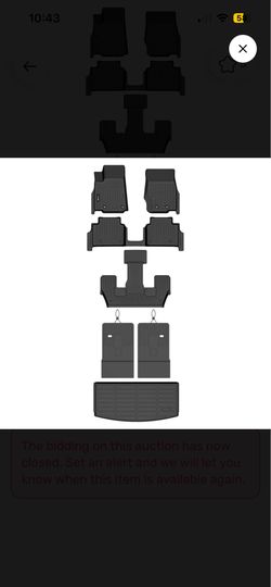 New Jeep Grand Cherokee all weather mats