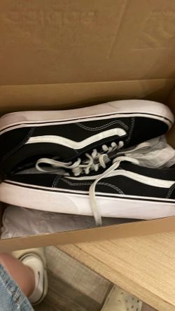 Vans black shoes