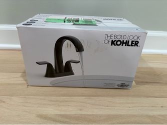 Kohler Matte Black Bathroom Faucet