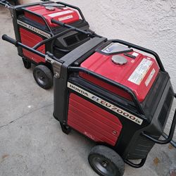 EACH FOR SALE HONDA FI EU 7000 IS GASOLINE PORTABLE GENERATOR 120/240 VOLTS FULL TUNE UP COMPLETE, SET 2 KEY NEW BATTERY WORKS PERFECTLY VERY QUIET IF