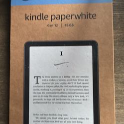 Kindle Paper White New 