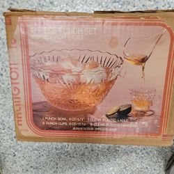 Vintage Arlington 18 Piece Punch Bowl/Cups