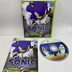 Sonic the Hedgehog (Microsoft Xbox (contact info removed)) CIB Complete With Manual mint 