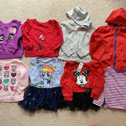 3T Toddler Girls Fall Clothes Lot Jacket Hoodie Sweatshirt 