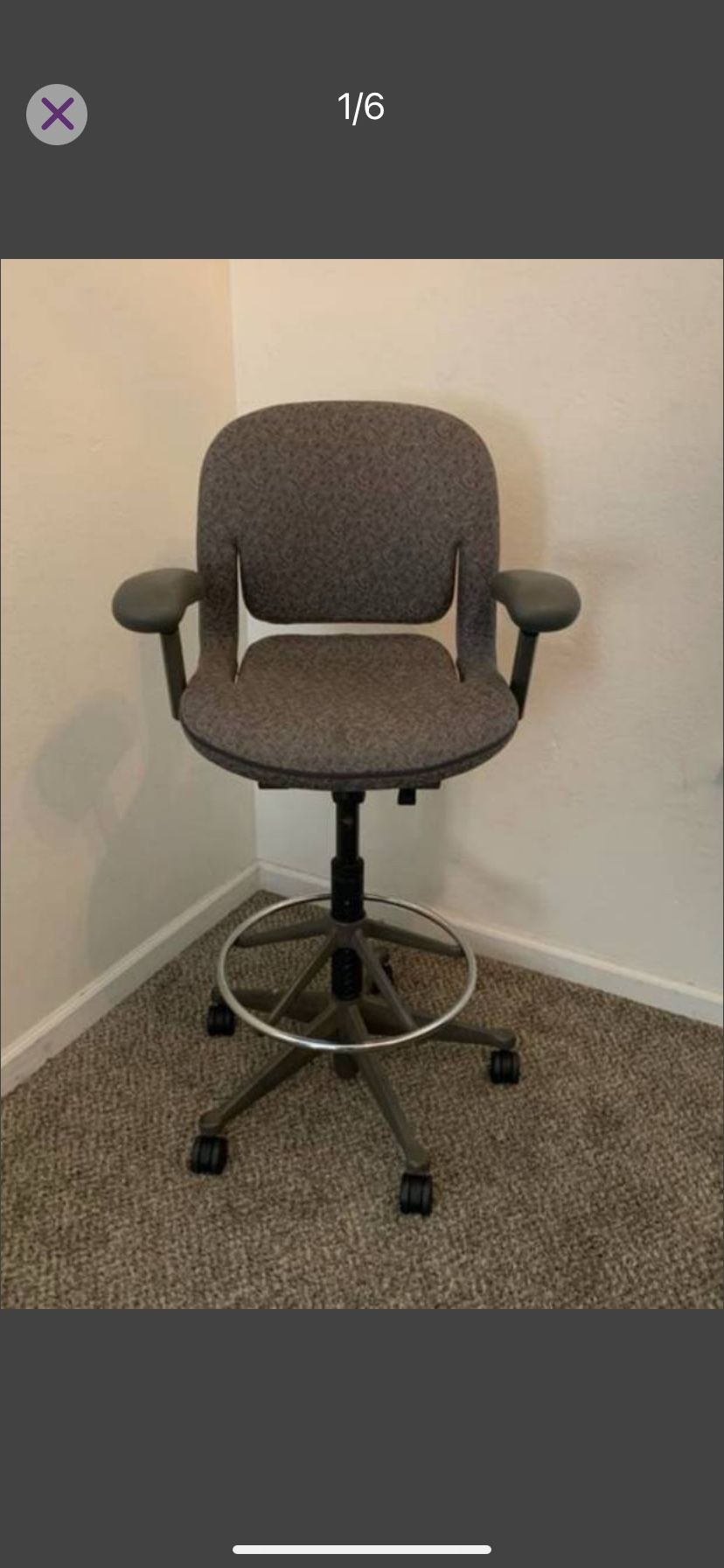 Herman Miller Equa Drafting / Task Stool