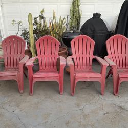 Red Lawn Chairs 