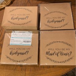 Wedding Bridesmaid And Maid Of Honor Proposal 