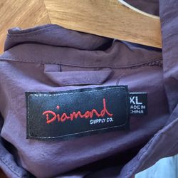 Vintage plum diamond supply jacket XL new