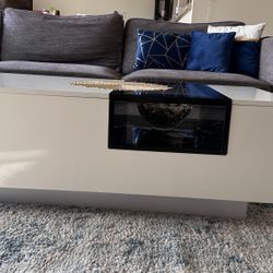 Sectional sofa From living Spaces With ottomon