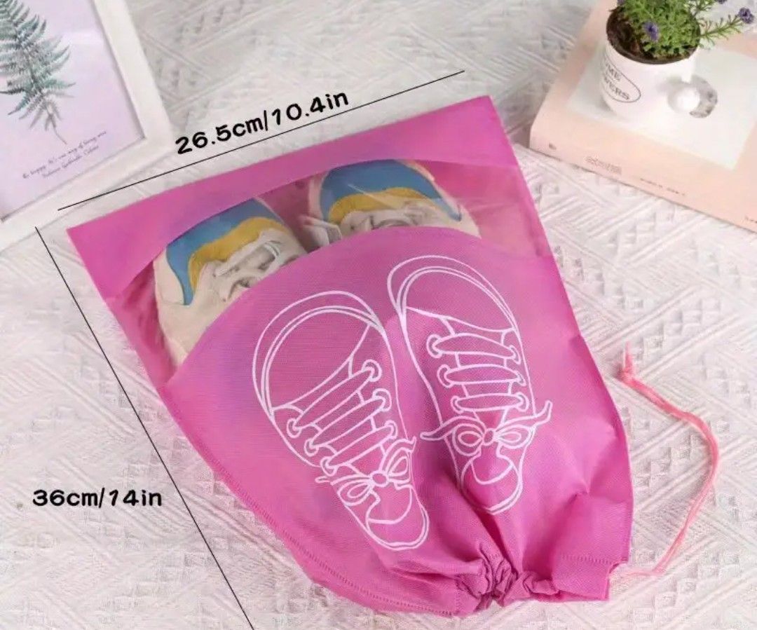 Pink Shoe Travel Light Weight Bag