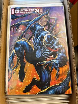 Ultimate Spiderman 24 venom Tyler Kirkham variant