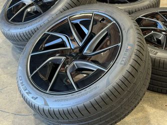 FREE DELIVERY 4x NEW 2026 Tesla Model S 2026 19" Wheels Rims Magnetite Pirelli P Zero 100%