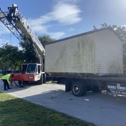 Shed Relocate,Movemo Casita De Patio Rv Tráiler Crane Sale Containe 