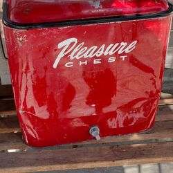 Vintage Pleasure Chest Cooler 50's