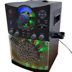 Singing Machine SML385BTBK Bluetooth CD+G Karaoke System. 