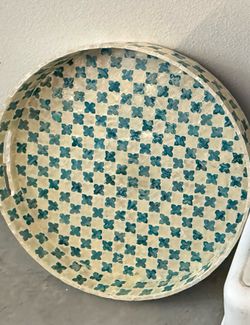 Round Serving Tray - $15