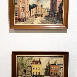MCM 1950s James Fletcher-Watson Framed Prints 10in x 14in