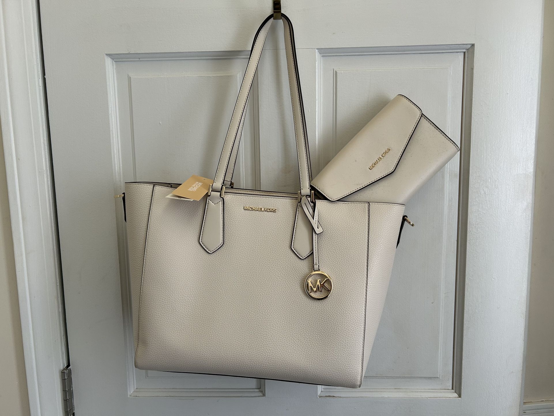 Michael Kors Large Bag With Matching Small Clutch