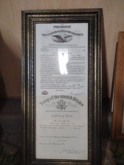 WWII Military Award & Certificate Collection – Richard H. Foster  $300 OBO