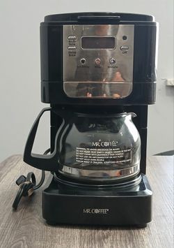 Mr. Coffee.  JWX3. Five Cup Programmable Coffee Maker w/ Carafe. 