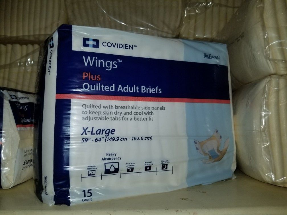 Adult XL diapers / unopened