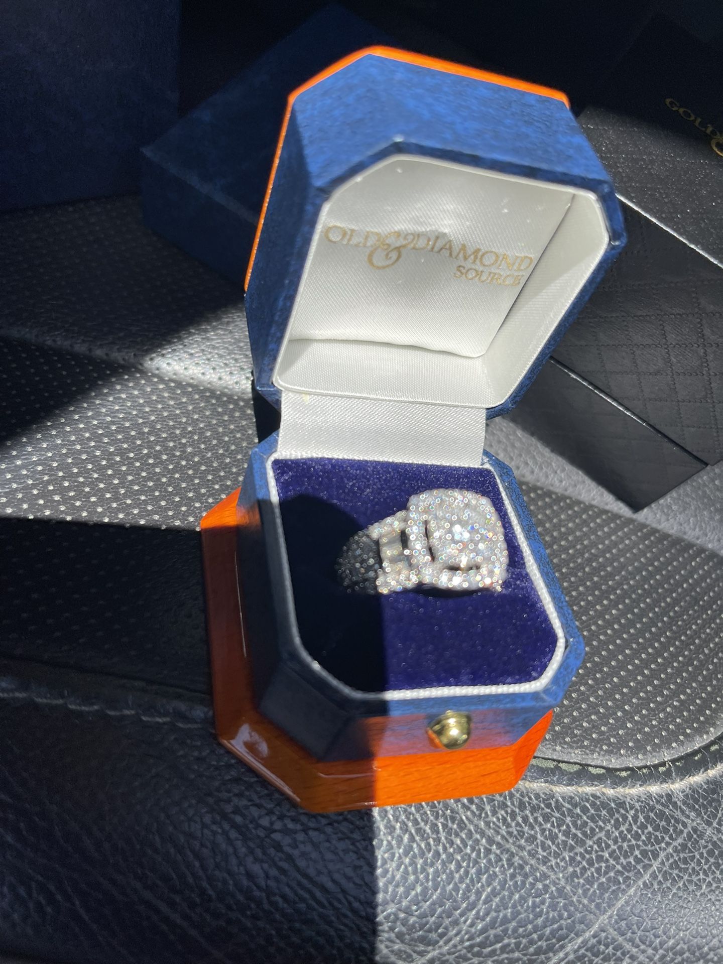 Ladies Wedding Ring 14k White Gold/ 3.17 Carats/Baguettes