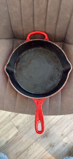 Le Creuset cast iron pan