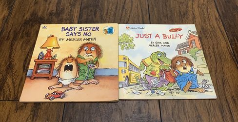 Baby sister says no, just a bully books