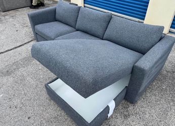 L SHAPED SOFA w STORAGE IKEA 💎