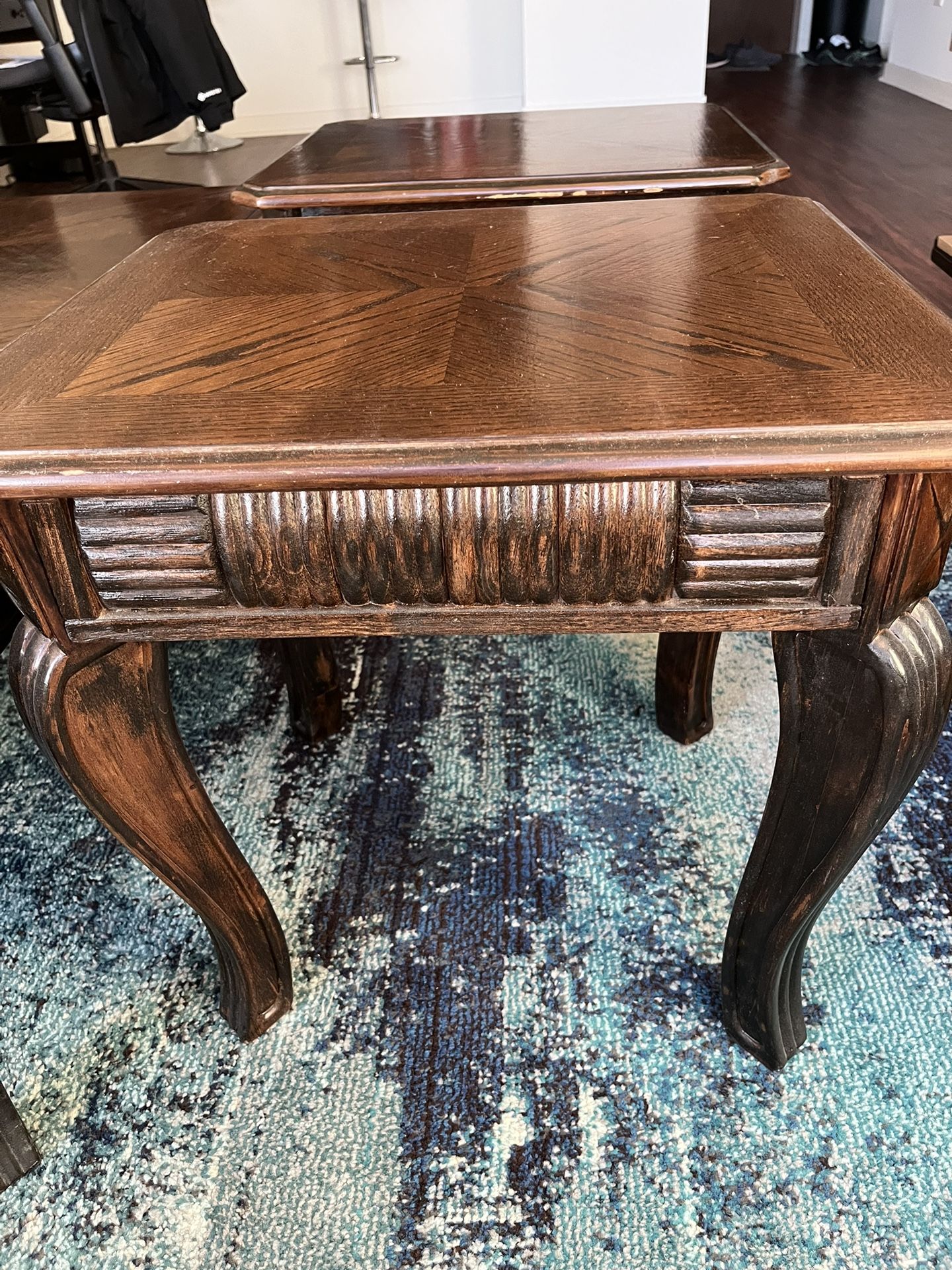 Coffee Table And 2 End Tables