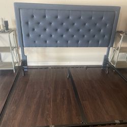 King Size Head Board And Bed Frame 
