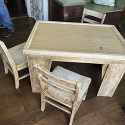 Child’s Table And Chairs