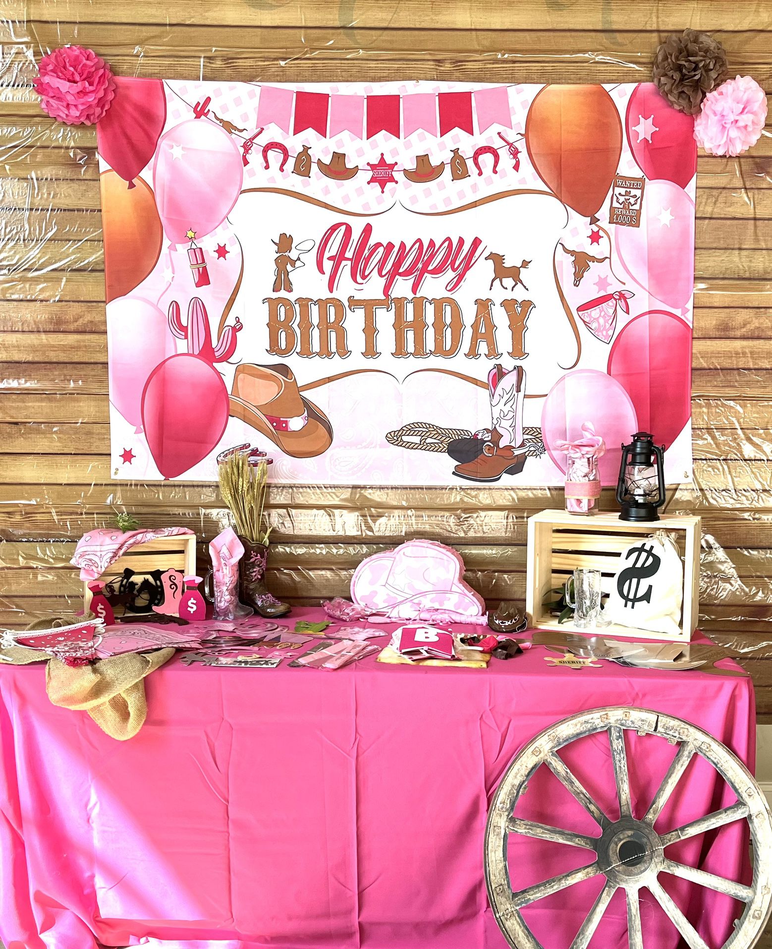 Cowgirl/Western Theme Birthday Party Decor!!