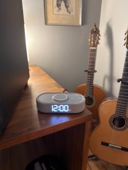 Capello Digital Alarm Clock/Wireless Charging Pad