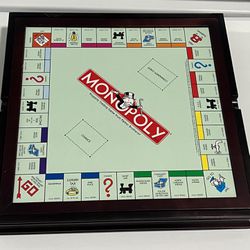 2000 Hasbro Twin Play Classics - Monopoly Scrabble Game Wooden Box 
