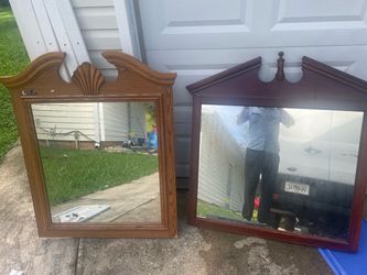 Two solid wood mirrors and a wheelchair. Free. Fayetteville