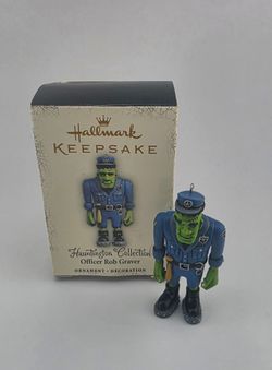 Hallmark Keepsake Halloween Ornament 2005 Officer Rob Graver