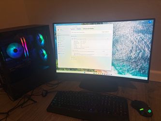 Gaming PC RTX 4060 + i5-13400F + 32GB RAM + 1TB SSD + Monitor