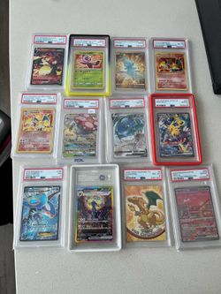 Pokemon Slabs and Raw cards