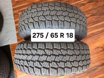 275 / 65 R 18 (2) TIRES ROCKY MOUNTAIN AT