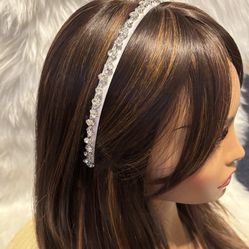 Bridal Wedding or Quinccenita Head Piece, Headband, Hair Piece. Handmade In USA, See Photos 