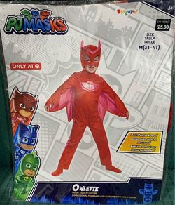 New PJ Masks Owlette toddler girls size 3T /4T deluxe costume