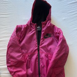 Nike Windbreaker jacket with fleece inside size 5 and 6